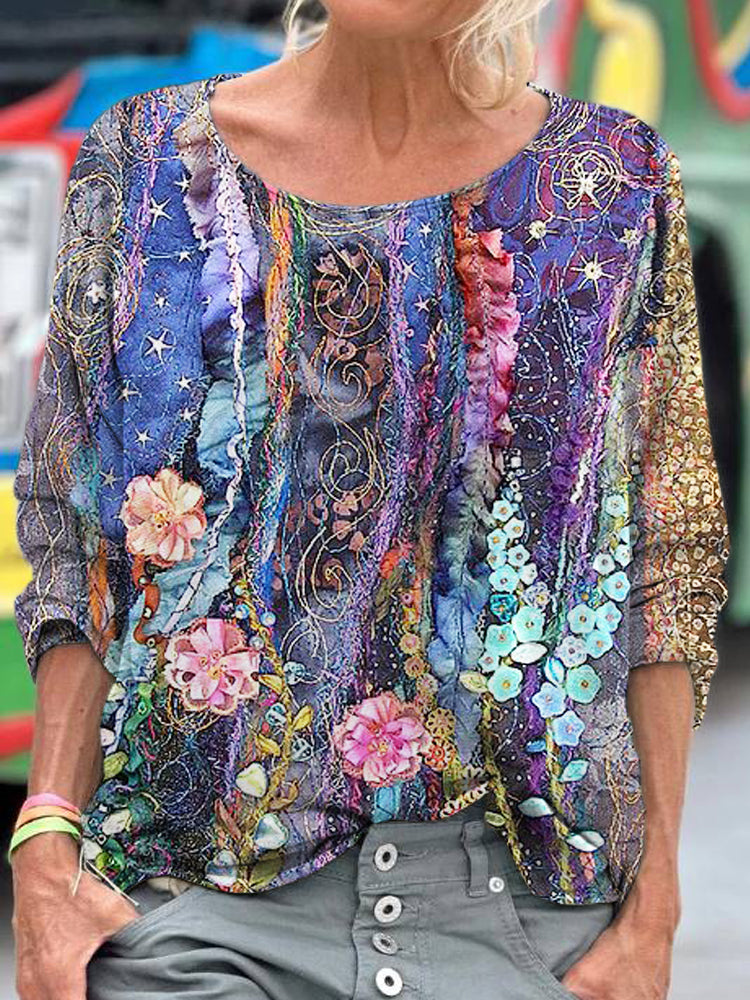 Camisa de estilo vintage atemporal