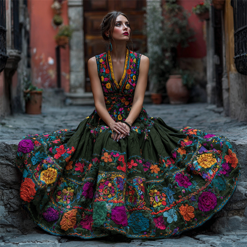 Vestido de diseño cuidado