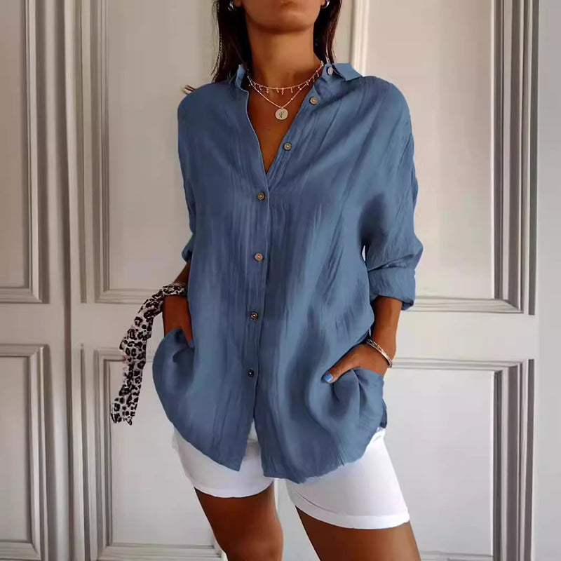 Camisa de estilo vintage atemporal