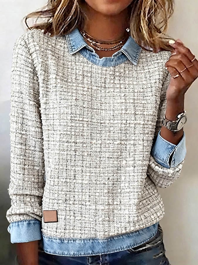 Camisa de estilo vintage atemporal