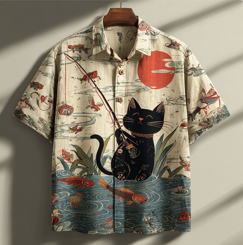 Camisa de estilo vintage atemporal