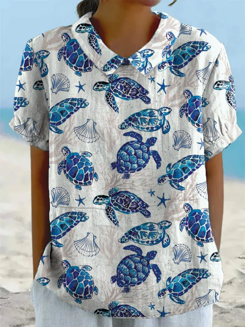 Camisa de estilo vintage atemporal