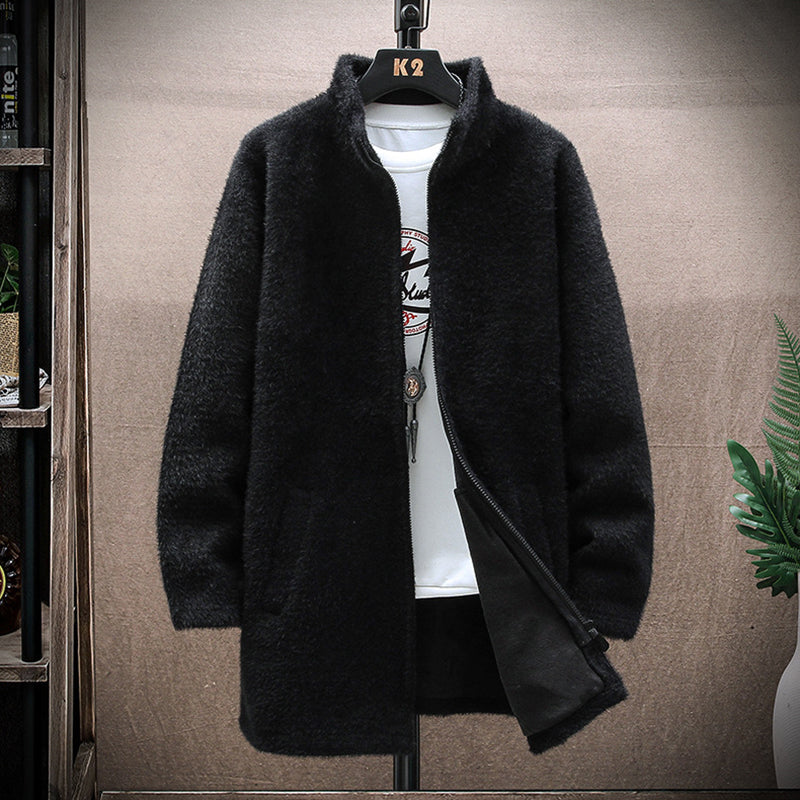 Men's Vintage Knitted Pattern Cardigan Sweater elevenforest