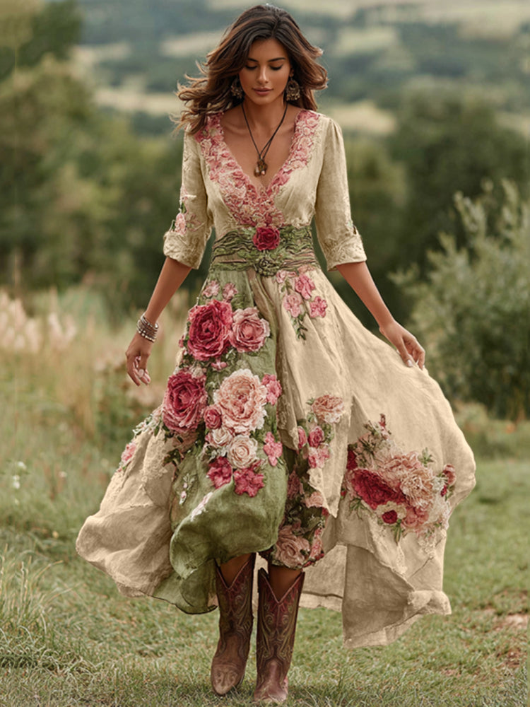 Vestido de inspiración vintage