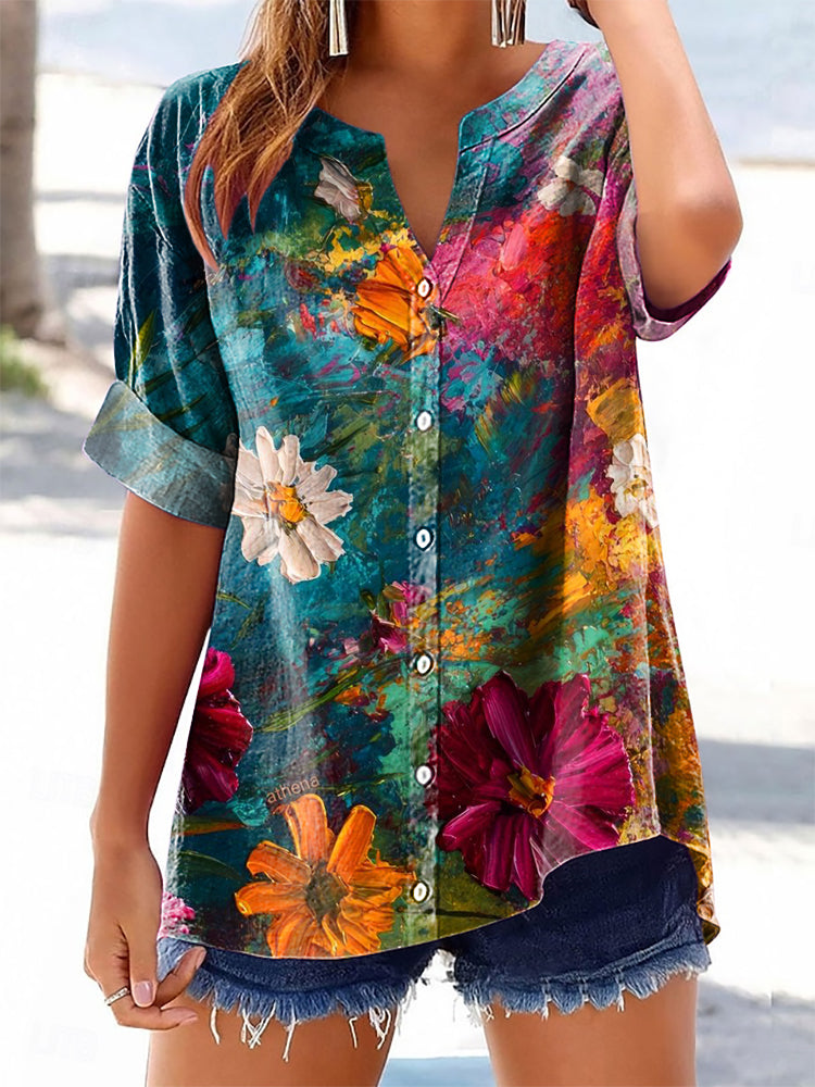 Camisa de estilo vintage atemporal