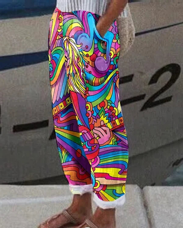 Pantalones de diseño elegante