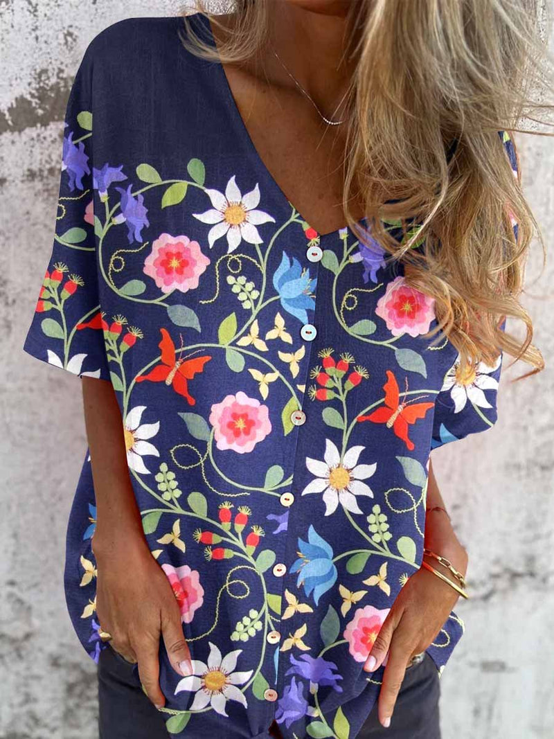 Camisa de inspiración vintage