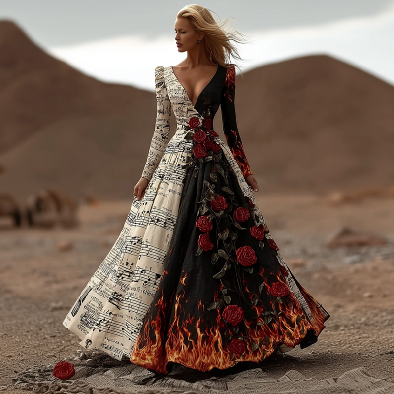 Vestido vintage clásico