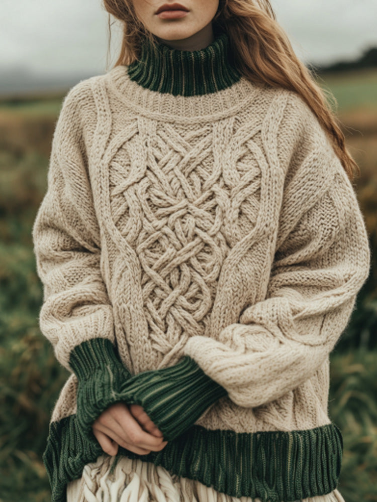 Suéter de estilo vintage atemporal