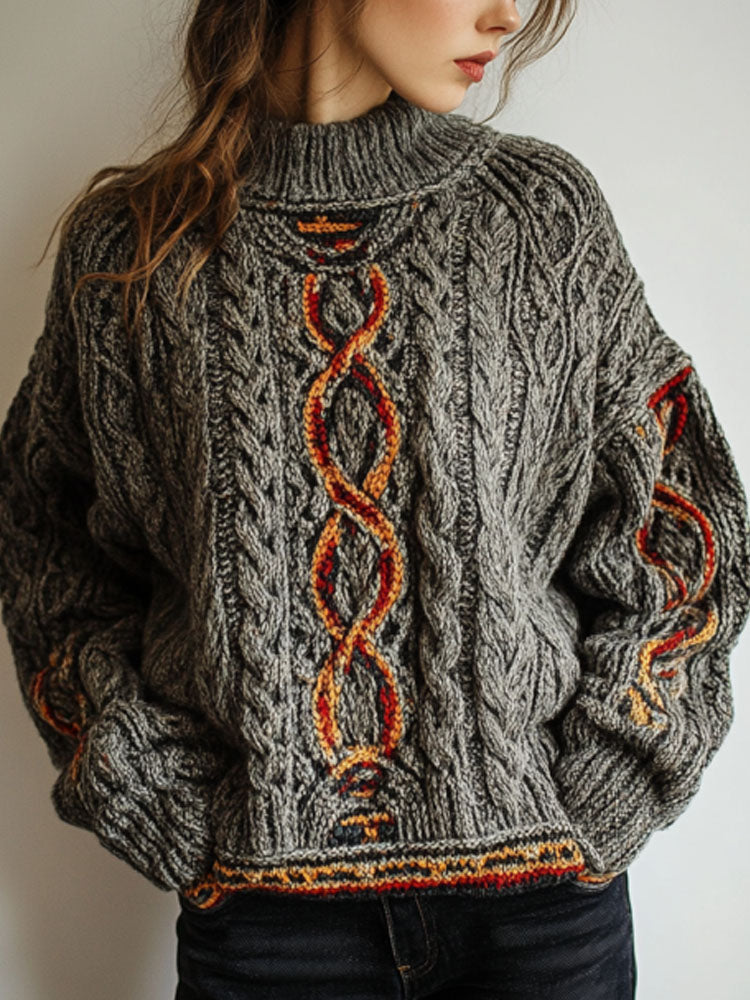 Suéter de estilo vintage atemporal