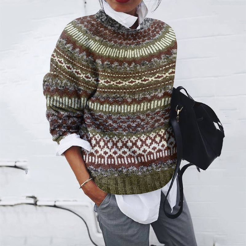 Suéter de estilo vintage atemporal