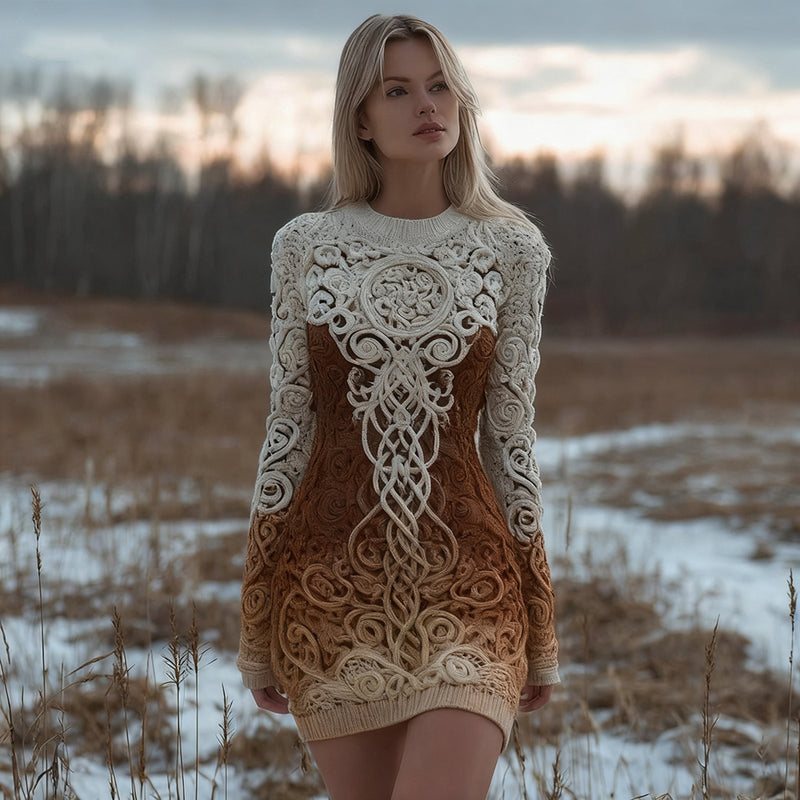 Suéter de inspiración vintage