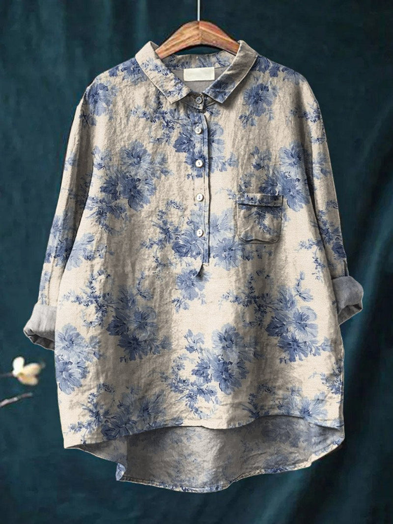 Camisa de estilo vintage atemporal