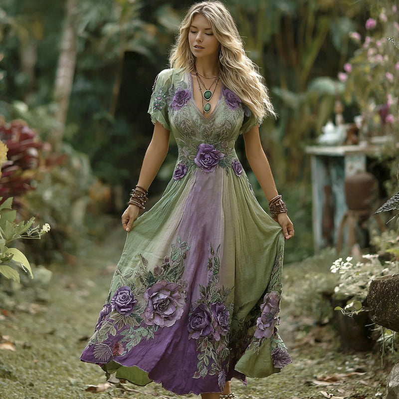 Vestido de inspiración vintage