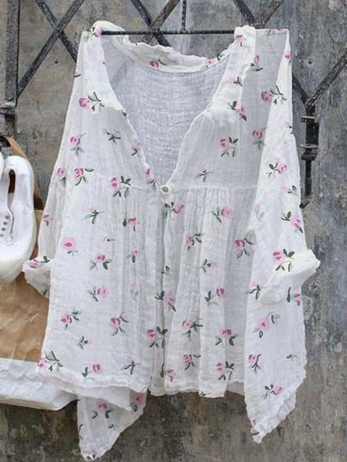 Camisa de estilo vintage atemporal