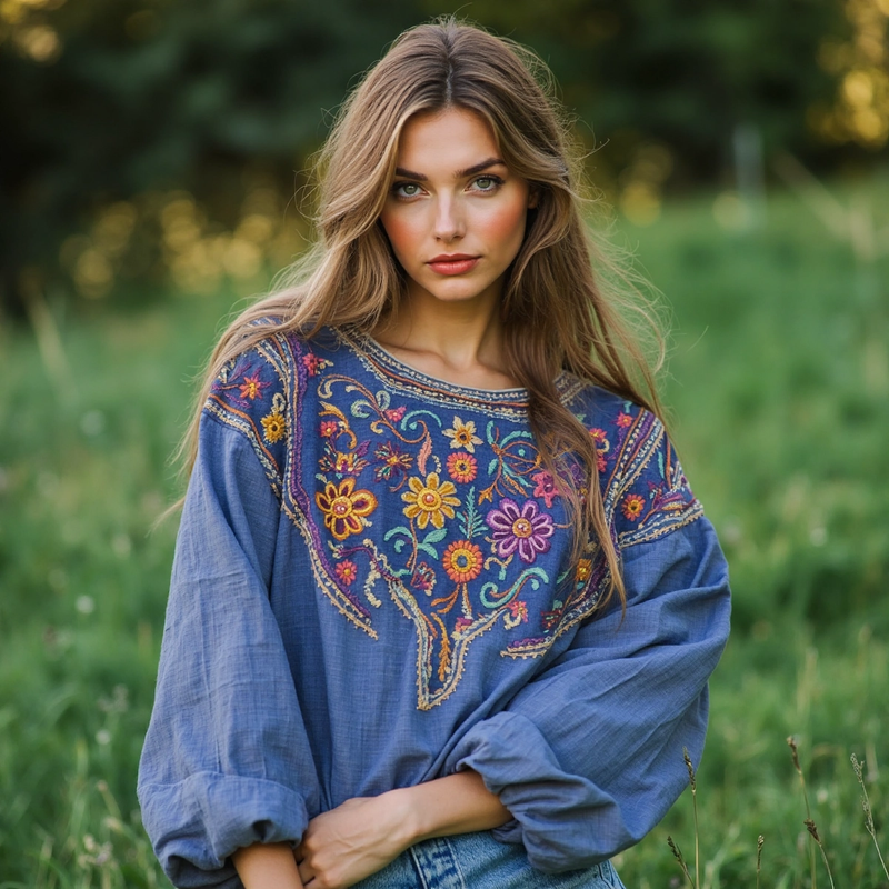 Blusa de diseño elegante