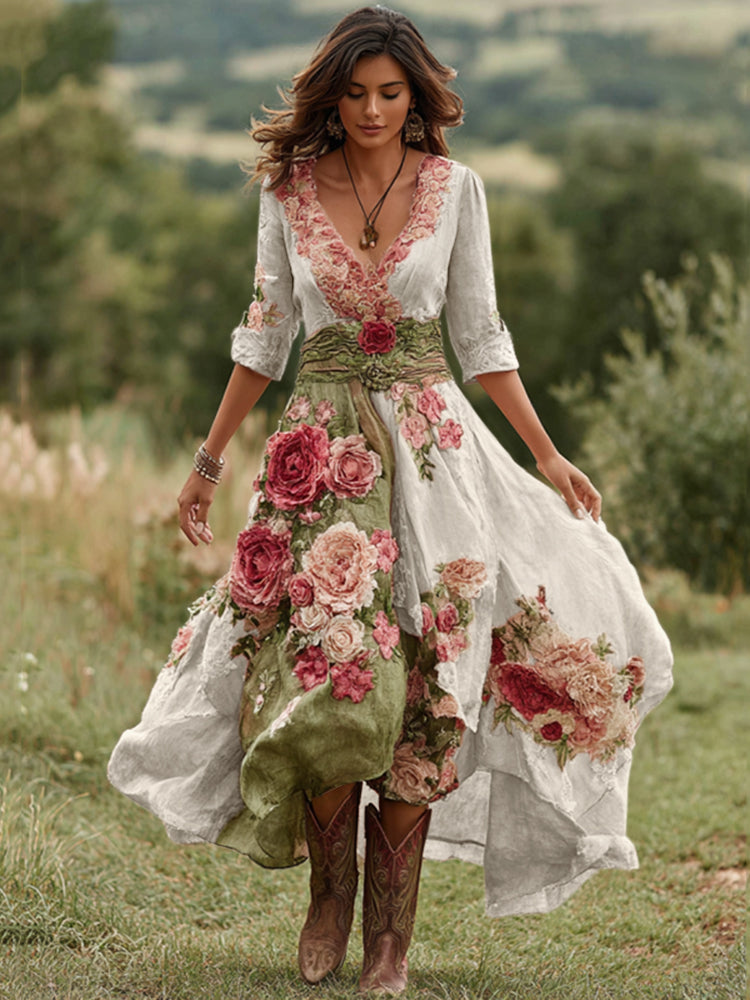 Vestido de inspiración vintage