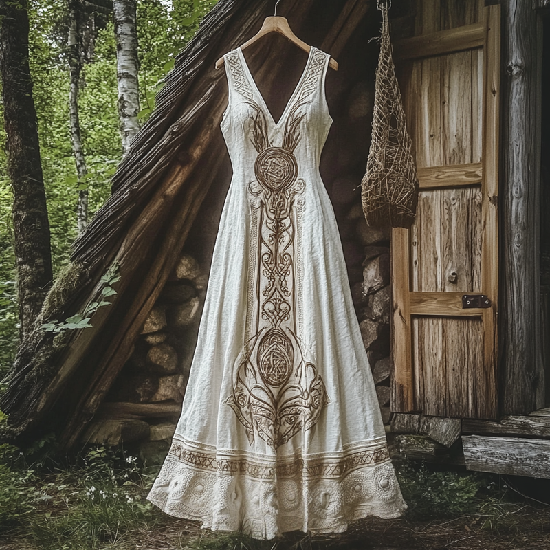 Vestido de estilo vintage atemporal