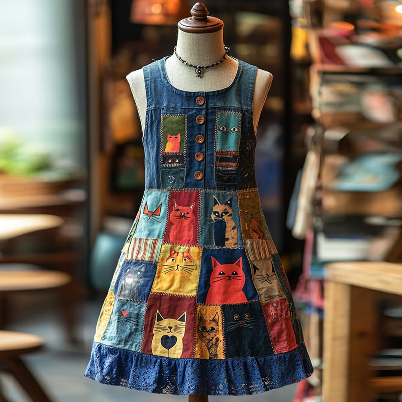 Vestido de estilo vintage atemporal