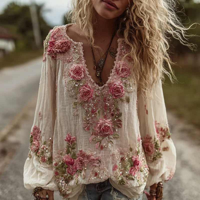 Camisa de inspiración vintage