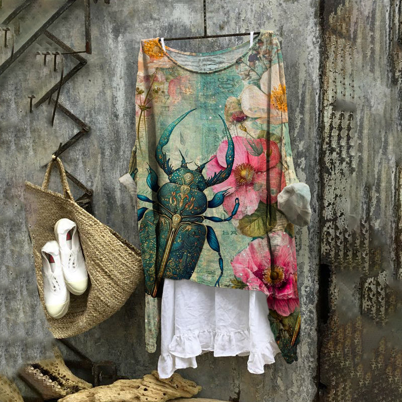 Camisa de diseño cuidado
