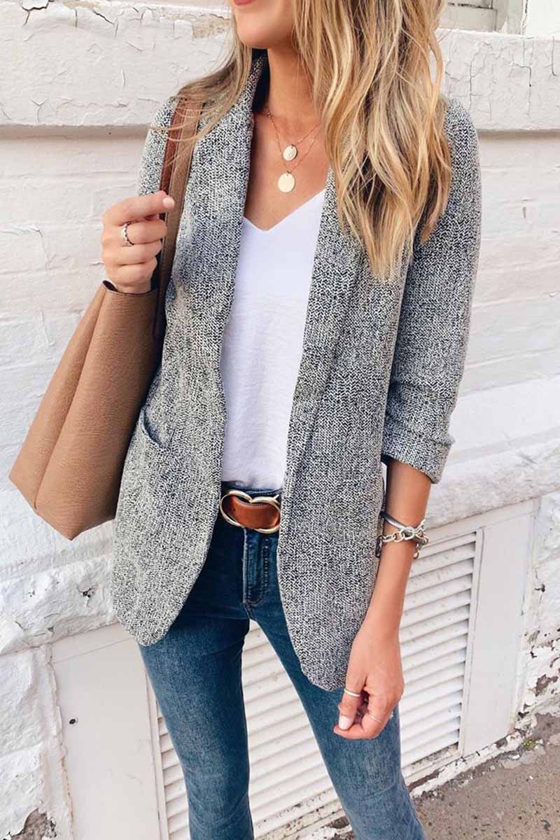 Chaqueta de diseño clásico