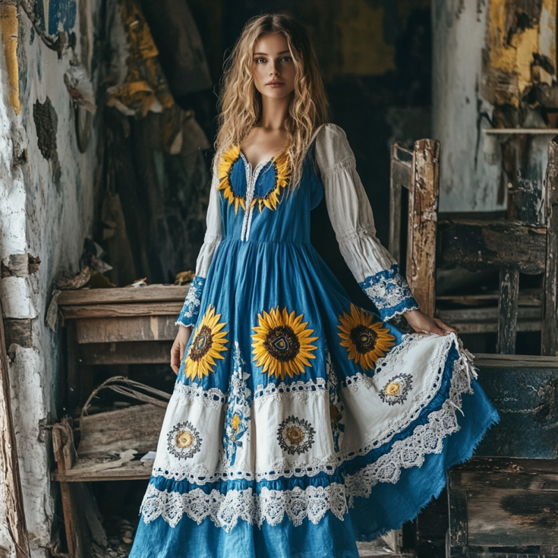 Vestido de estilo vintage atemporal