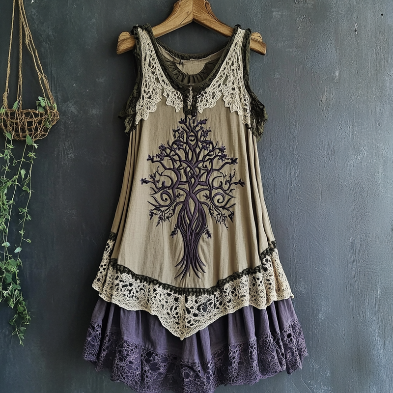 Vestido de inspiración vintage