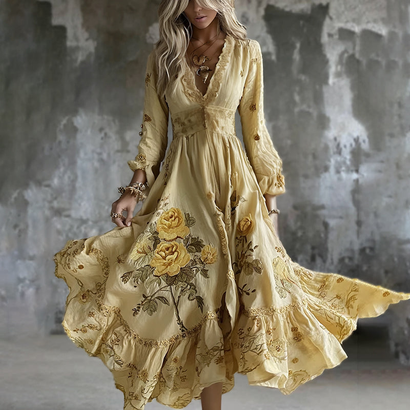 Vestido de estilo vintage atemporal