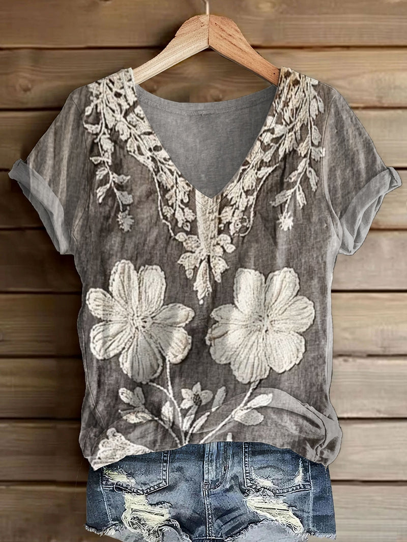 Camiseta de diseño cuidado