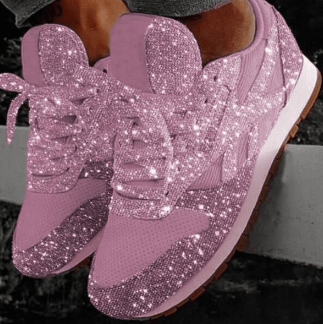 CM | Moda lentejuelas zapatos de mujer