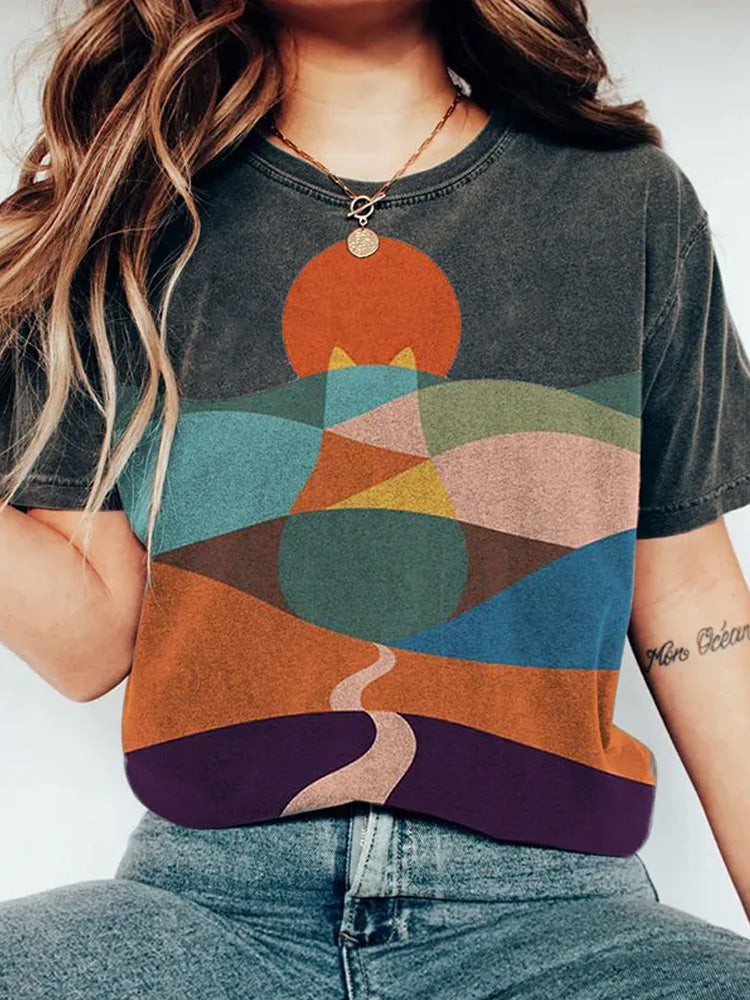 Camiseta de estilo vintage atemporal