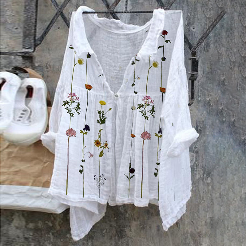 Camisa de estilo vintage atemporal