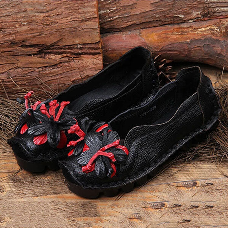 KL | Zapatos casual glamurosos con detalle floral