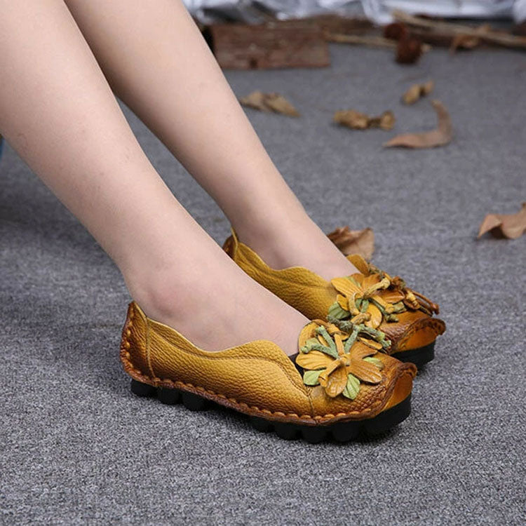 KL | Zapatos casual glamurosos con detalle floral