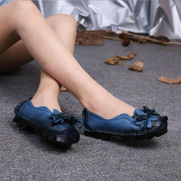 KL | Zapatos casual glamurosos con detalle floral