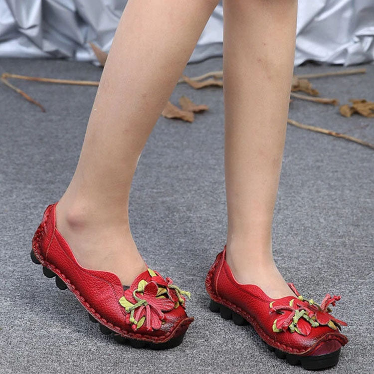 KL | Zapatos casual glamurosos con detalle floral
