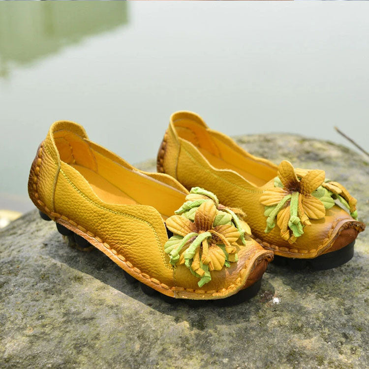 KL | Zapatos casual glamurosos con detalle floral