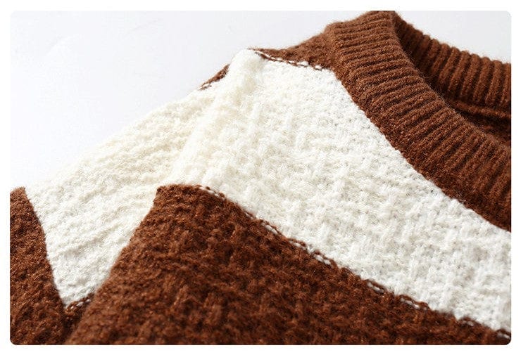 CM | Cómodo jersey suelto de rayas 2024