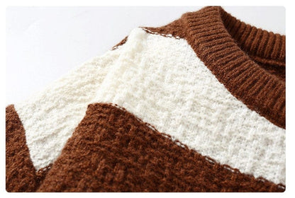 CM | Cómodo jersey suelto de rayas 2024