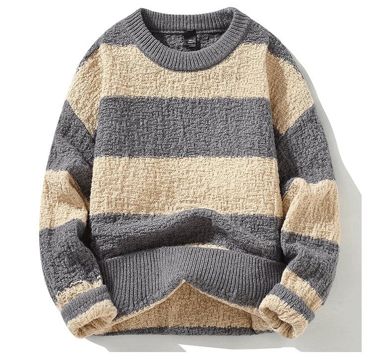 CM | Cómodo jersey suelto de rayas 2024