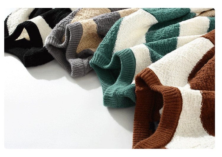 CM | Cómodo jersey suelto de rayas 2024