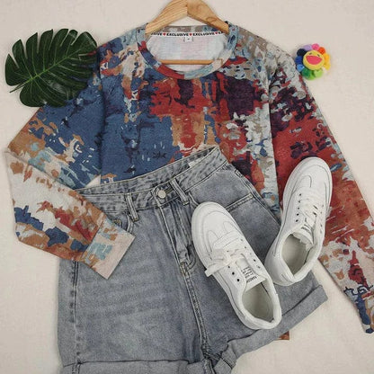 CM | Jersey con estampado abstracto