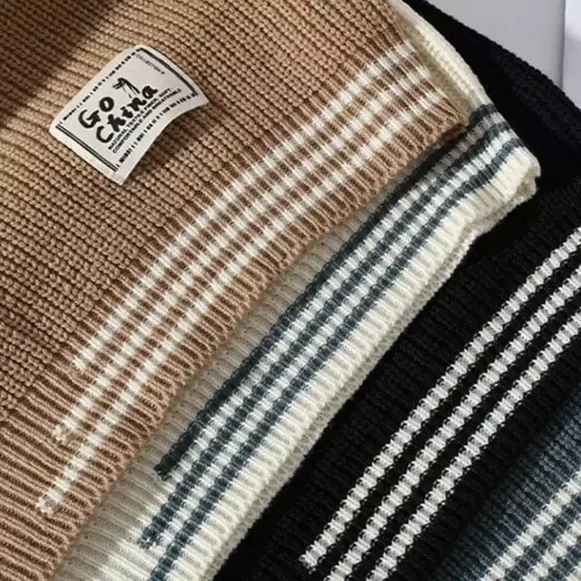 CM | Jersey vintage de cuello redondo