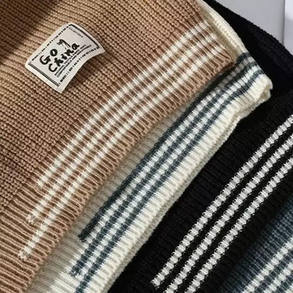 CM | Jersey vintage de cuello redondo