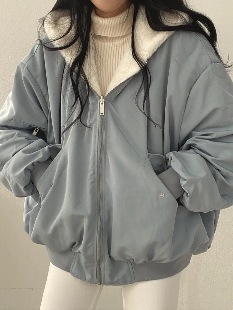 CM | Abrigo de invierno de lujo oversize