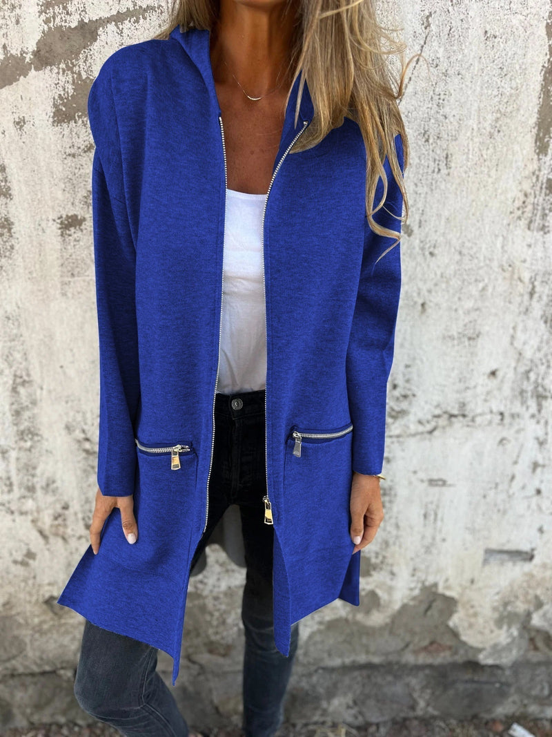 CM | Chaqueta larga moderna para mujer