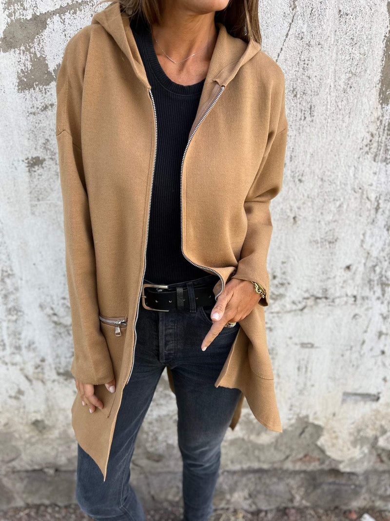 CM | Chaqueta larga moderna para mujer