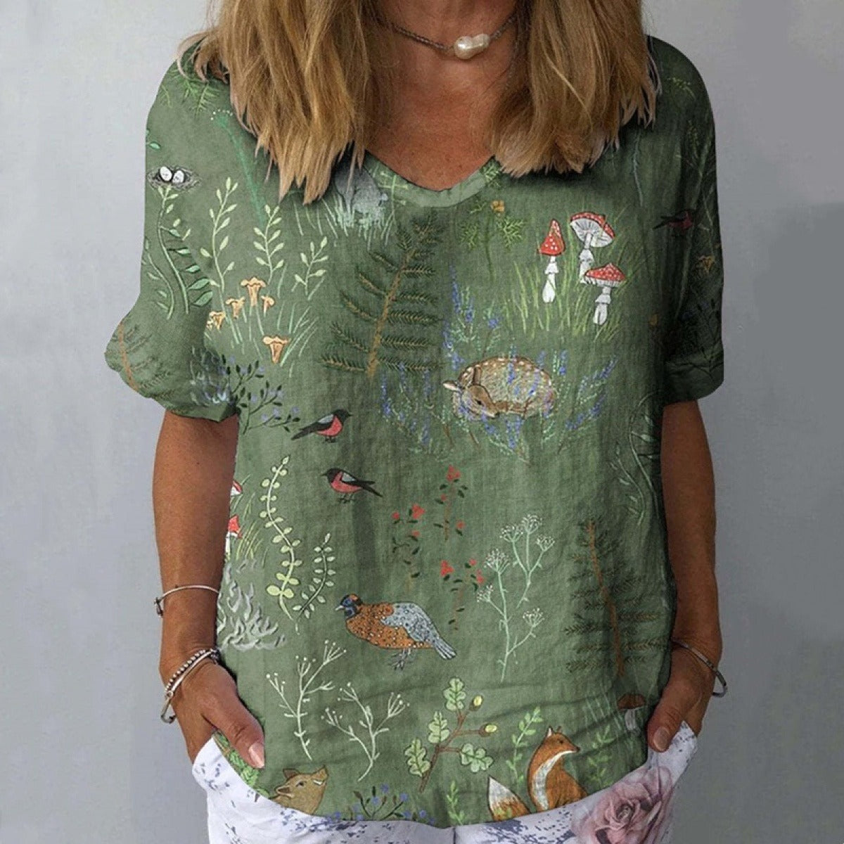 Camisa de inspiración vintage