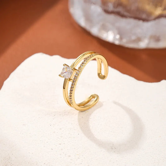 Oro Anillo encantador para cualquier ocasión